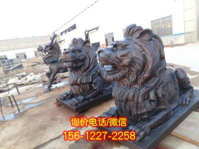 仿真不銹鋼獅子雕塑,酒店景觀點綴 仿真不銹鋼獅子雕塑,酒店景觀點綴
