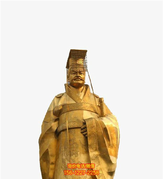 黃銅鑄造雕塑，為景區(qū)廣場(chǎng)增添靈性