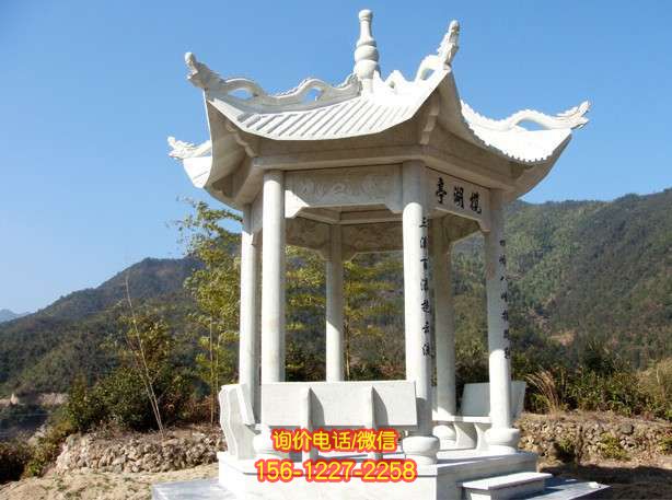 涼亭景區雕塑 