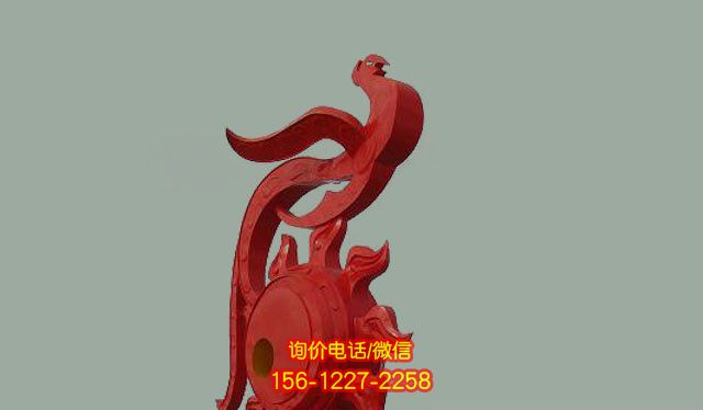 孔雀雕塑-廣場擺放的不銹鋼創意孔雀雕塑
