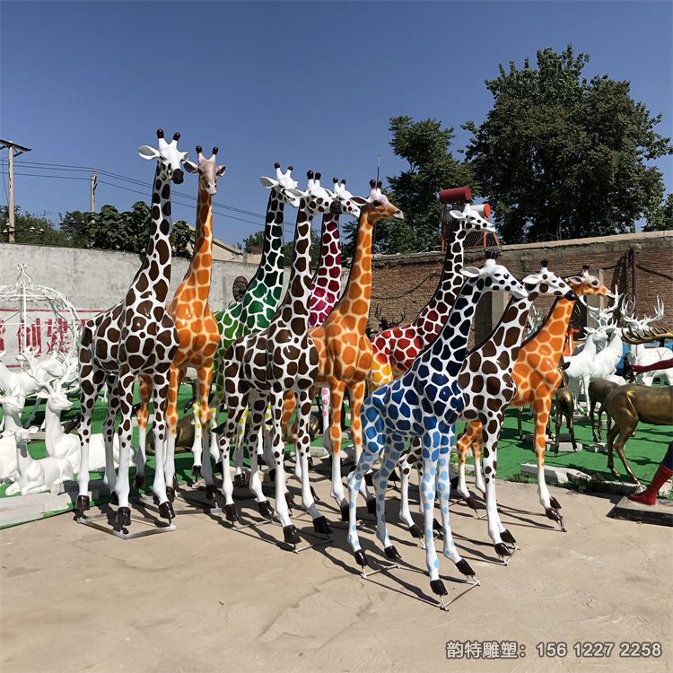 仿真長頸鹿雕塑,玻璃鋼動物雕塑長頸鹿 仿真長頸鹿雕塑,玻璃鋼動物雕塑長頸鹿