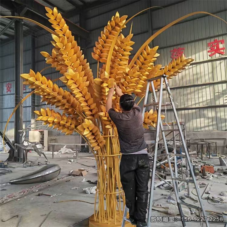 抽象不銹鋼麥穗雕塑,農(nóng)產(chǎn)品雕塑圖片大全 抽象不銹鋼麥穗雕塑,農(nóng)產(chǎn)品雕塑圖片大全